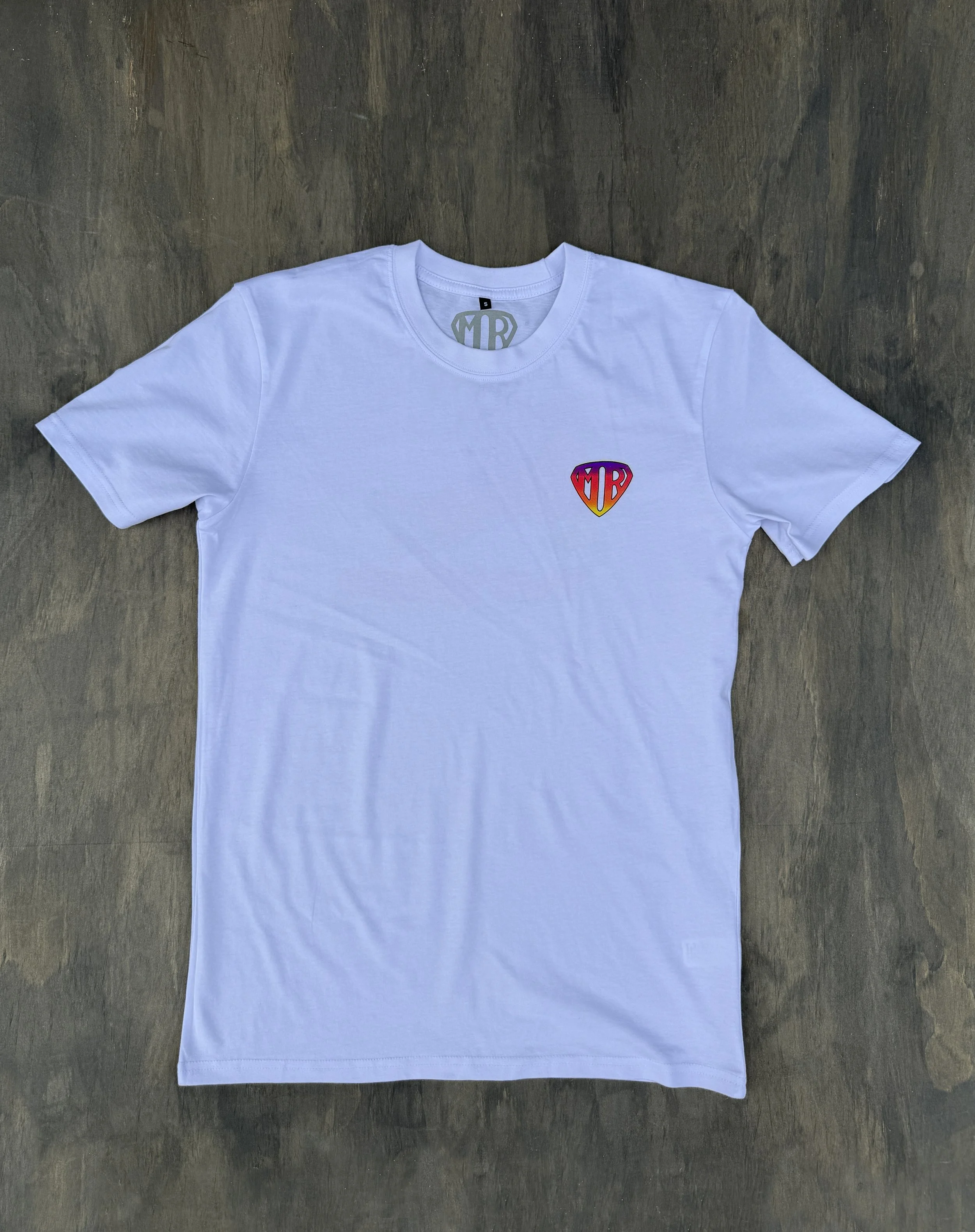 SUNSET DRAGON TEE - WHITE — MARK RICHARDS SURFBOARDS APPAREL
